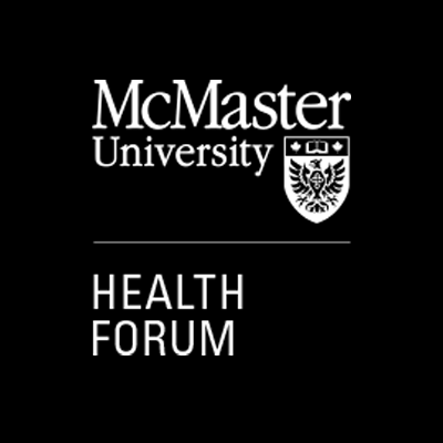 McMaster Health Forum logo - black